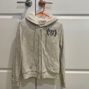 Abercrombie & Fitch Sherpa Zip Hoodie